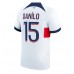 Billige Paris Saint-Germain Danilo Pereira #15 Udebane Fodboldtrøjer 2023-24 Kortærmet